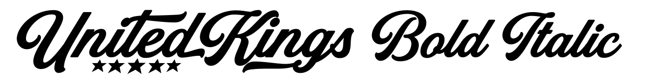 United Kings Bold Italic