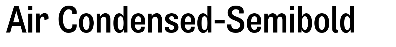 Air Condensed-Semibold