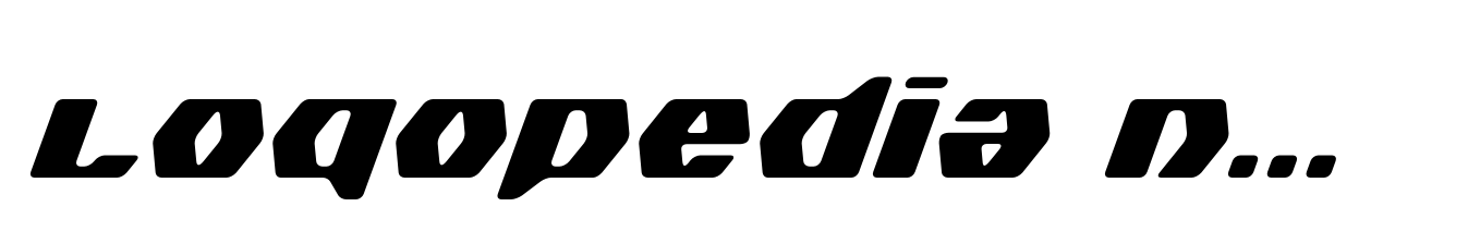 Logopedia Next Rounded 700 Bold Italic
