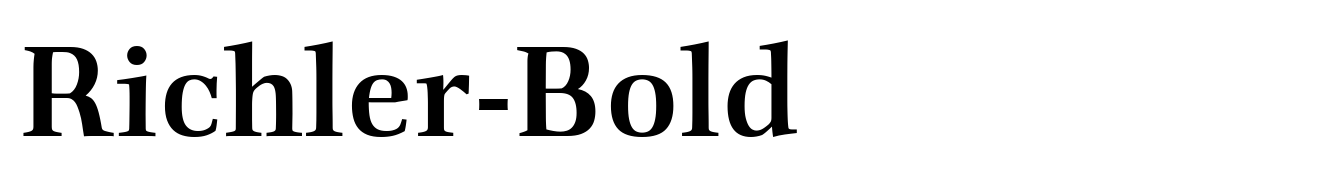 Richler-Bold
