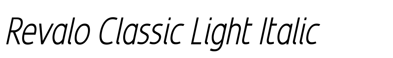 Revalo Classic Light Italic