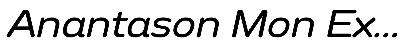 Anantason Mon Expanded Italic
