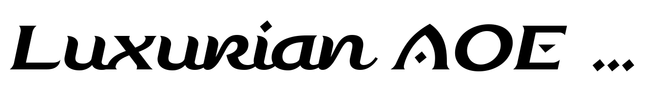 Luxurian AOE Classic Italic