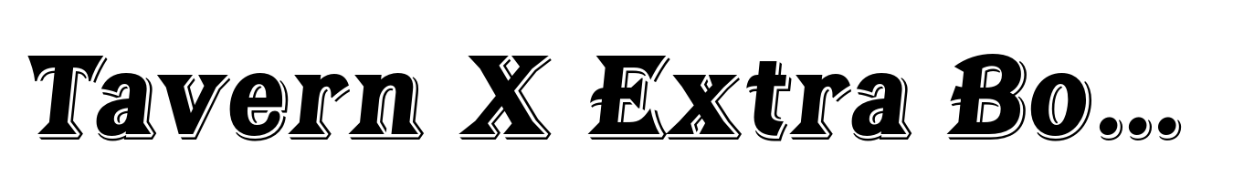 Tavern X Extra Bold Italic