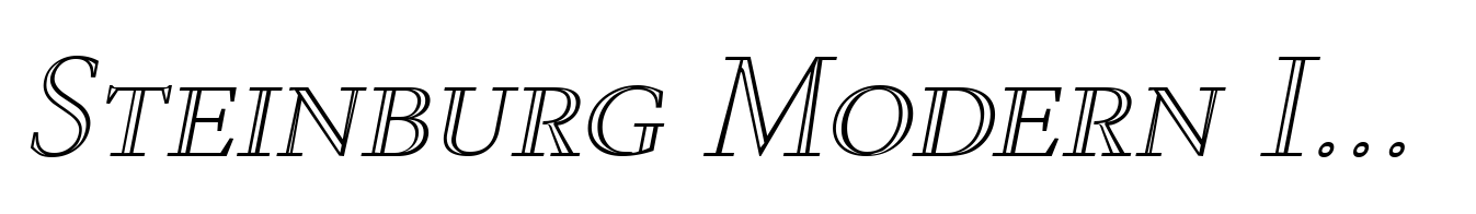 Steinburg Modern Inline Oblique