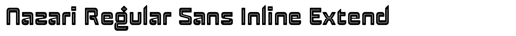 Nazari Regular Sans Inline Extend image