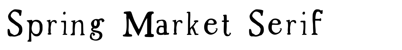 Spring Market Serif