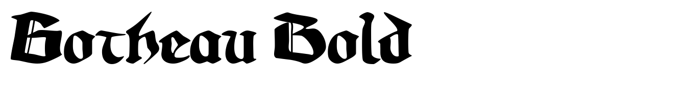 Gotheau Bold