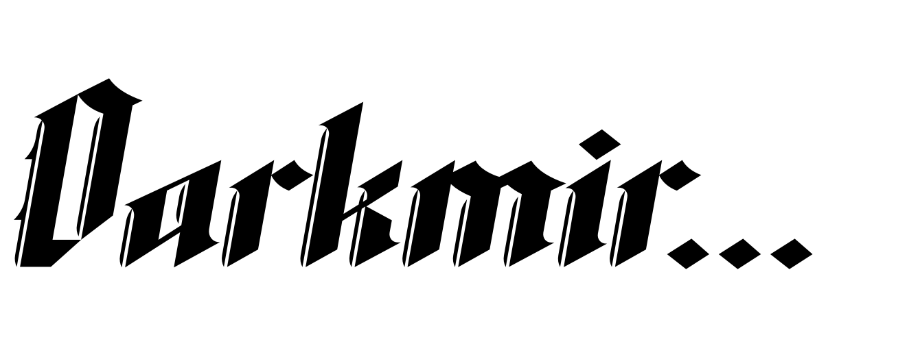 Darkmire Italic