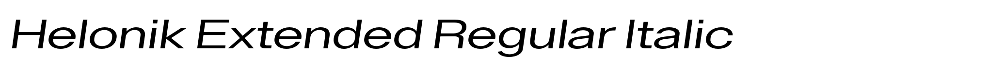 Helonik Extended Regular Italic image