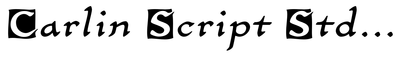 Carlin Script Std Initials