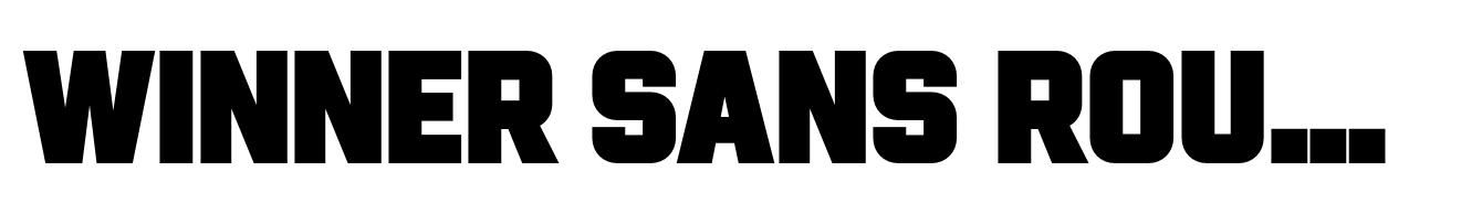 Winner Sans Rounded Narrow Black