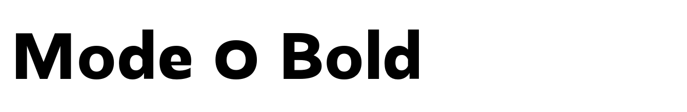 Mode 0 Bold