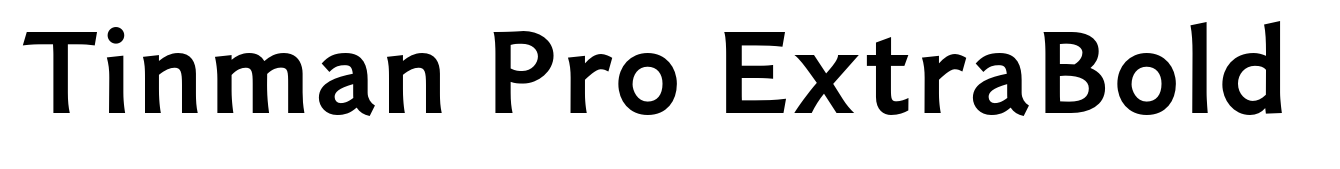 Tinman Pro ExtraBold