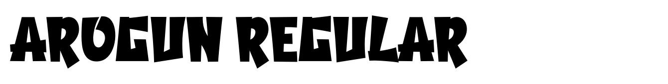 Arogun Regular