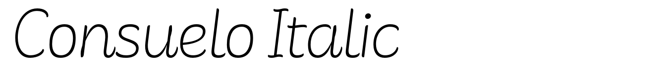 Consuelo Italic