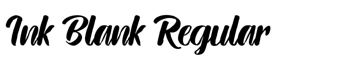 Ink Blank Regular