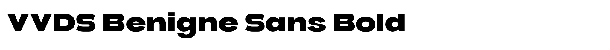 VVDS Benigne Sans Bold image