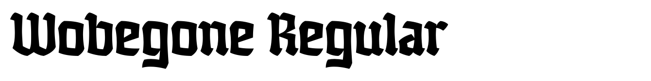 Wobegone Regular