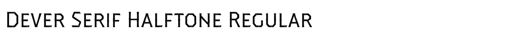 Dever Serif Halftone Regular image