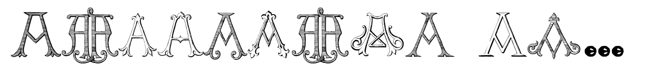 Victorian Alphabets A Regular
