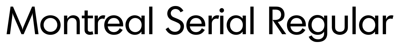 Montreal Serial Font | Webfont & Desktop | MyFonts
