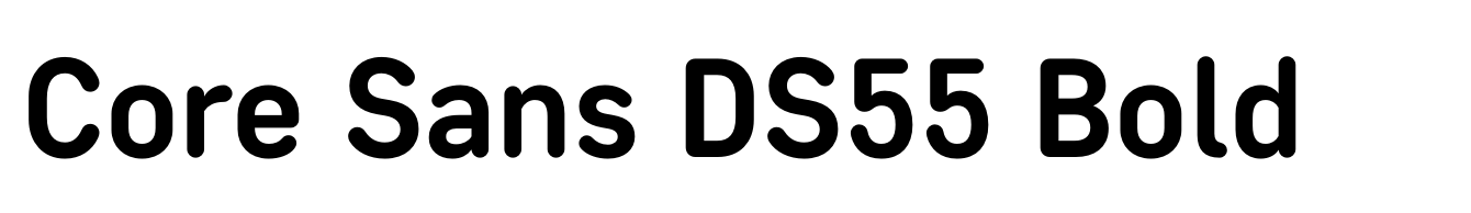 Core Sans DS55 Bold