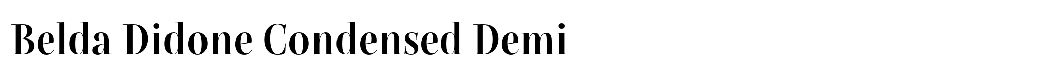 Belda Didone Condensed Demi image