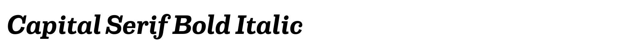 Capital Serif Bold Italic image