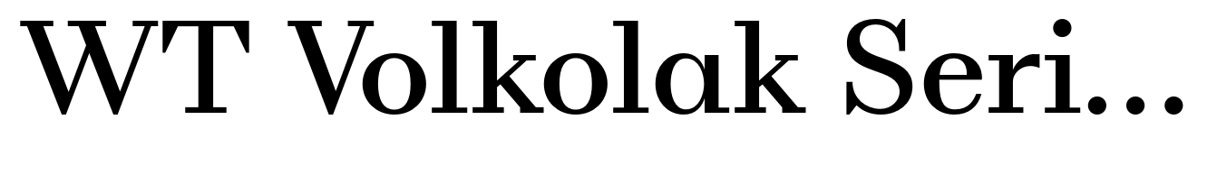 WT Volkolak Serif Text Regular
