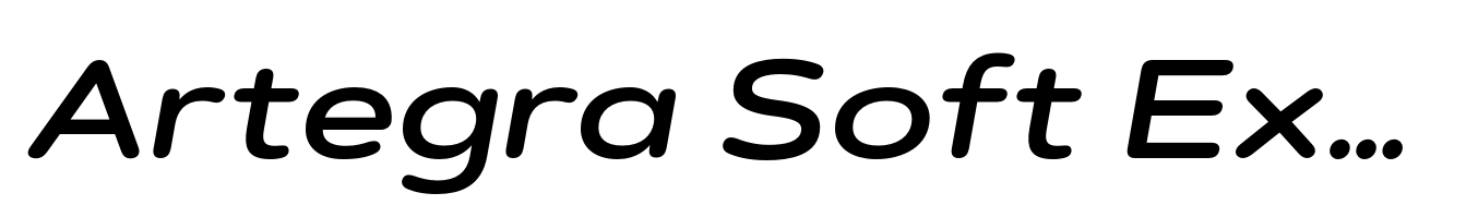 Artegra Soft Extended SemiBold Italic
