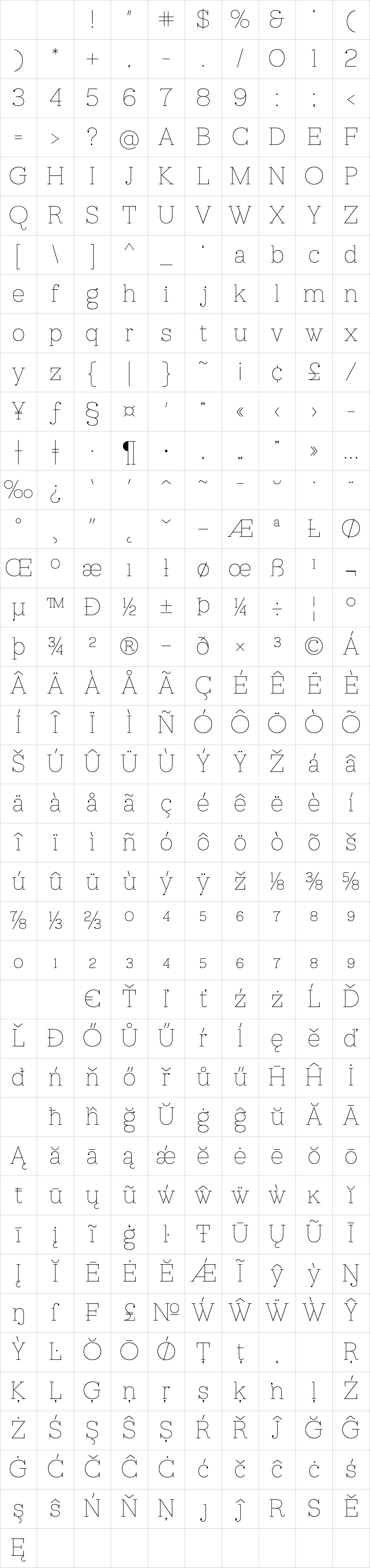Ravensara Serif Thin image