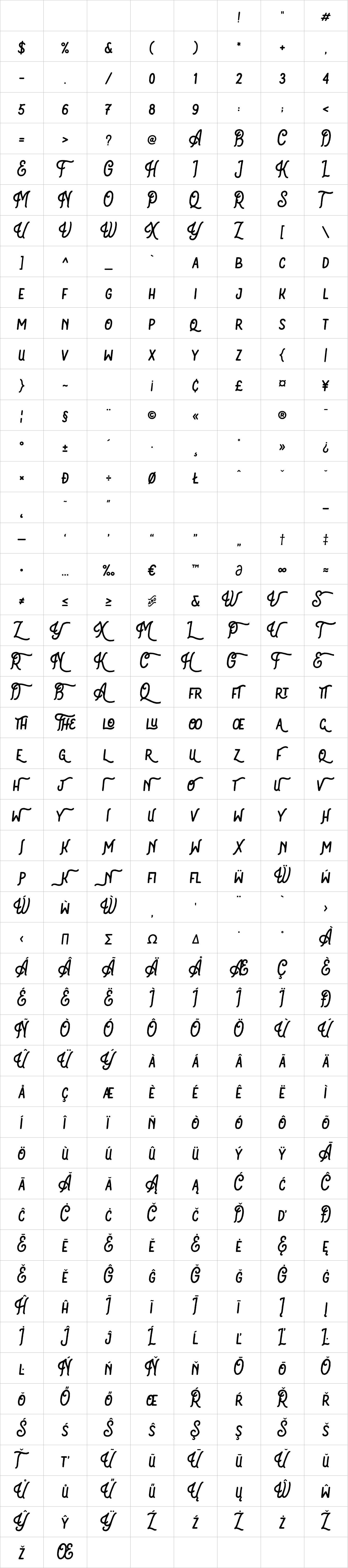 Bartond Typeface Regular image