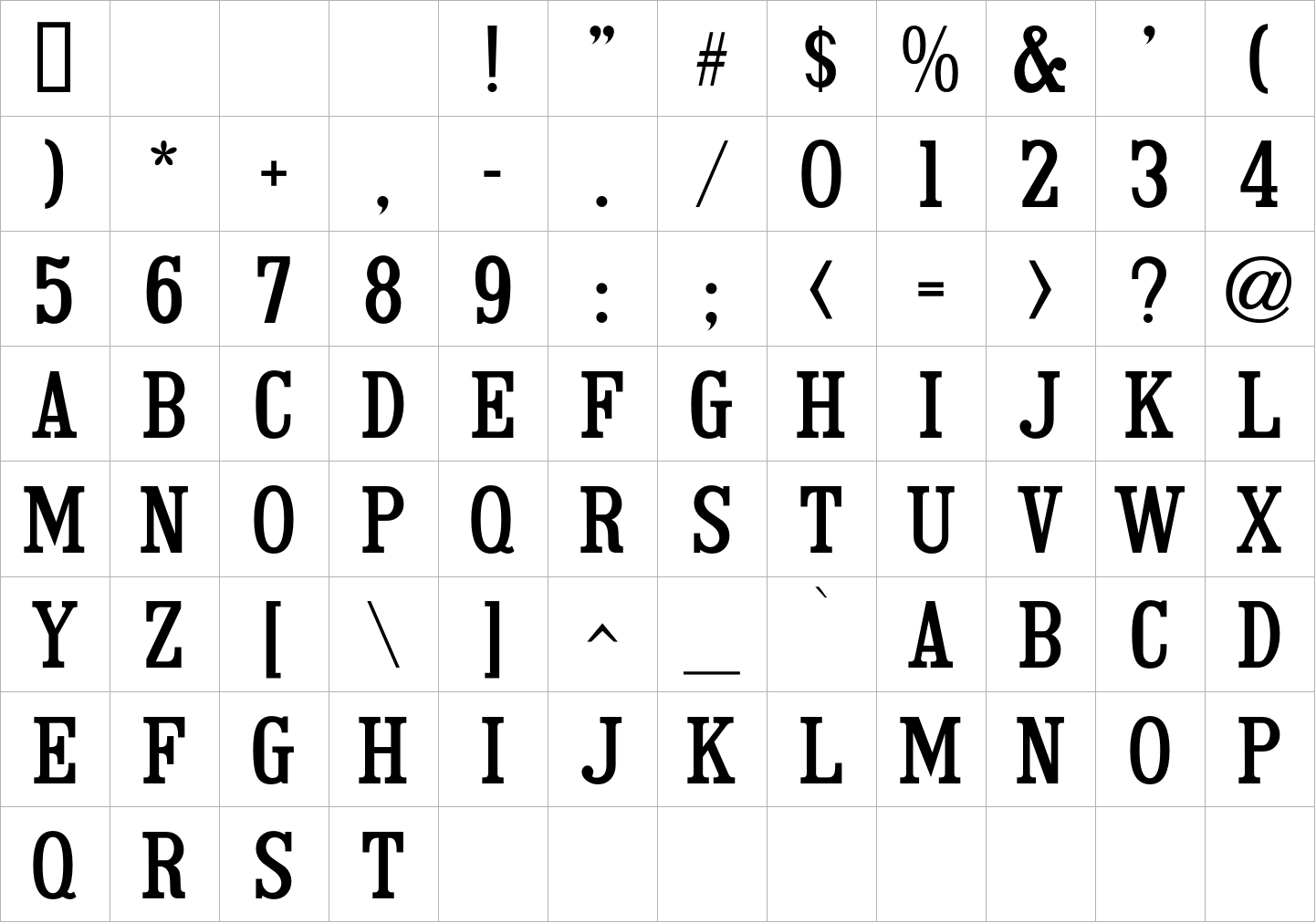 Adhesive Serif Letters JNL image