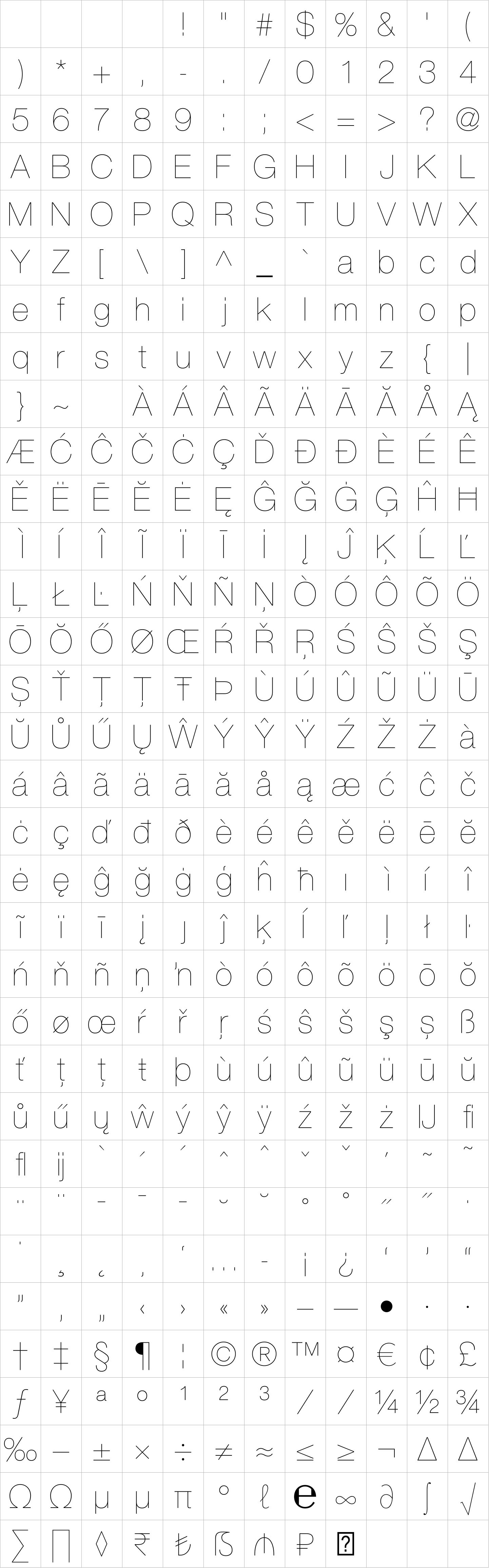 Neue Helvetica 25 Ultra Light image