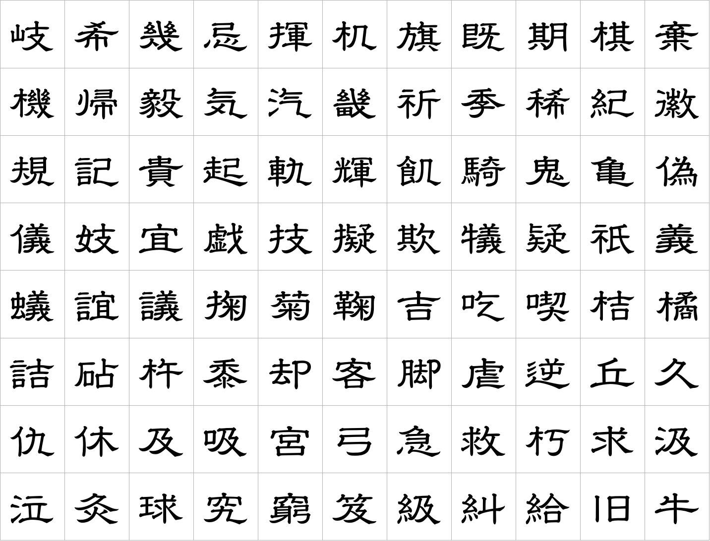 Seibi clerical script (Seireisho) Medium image