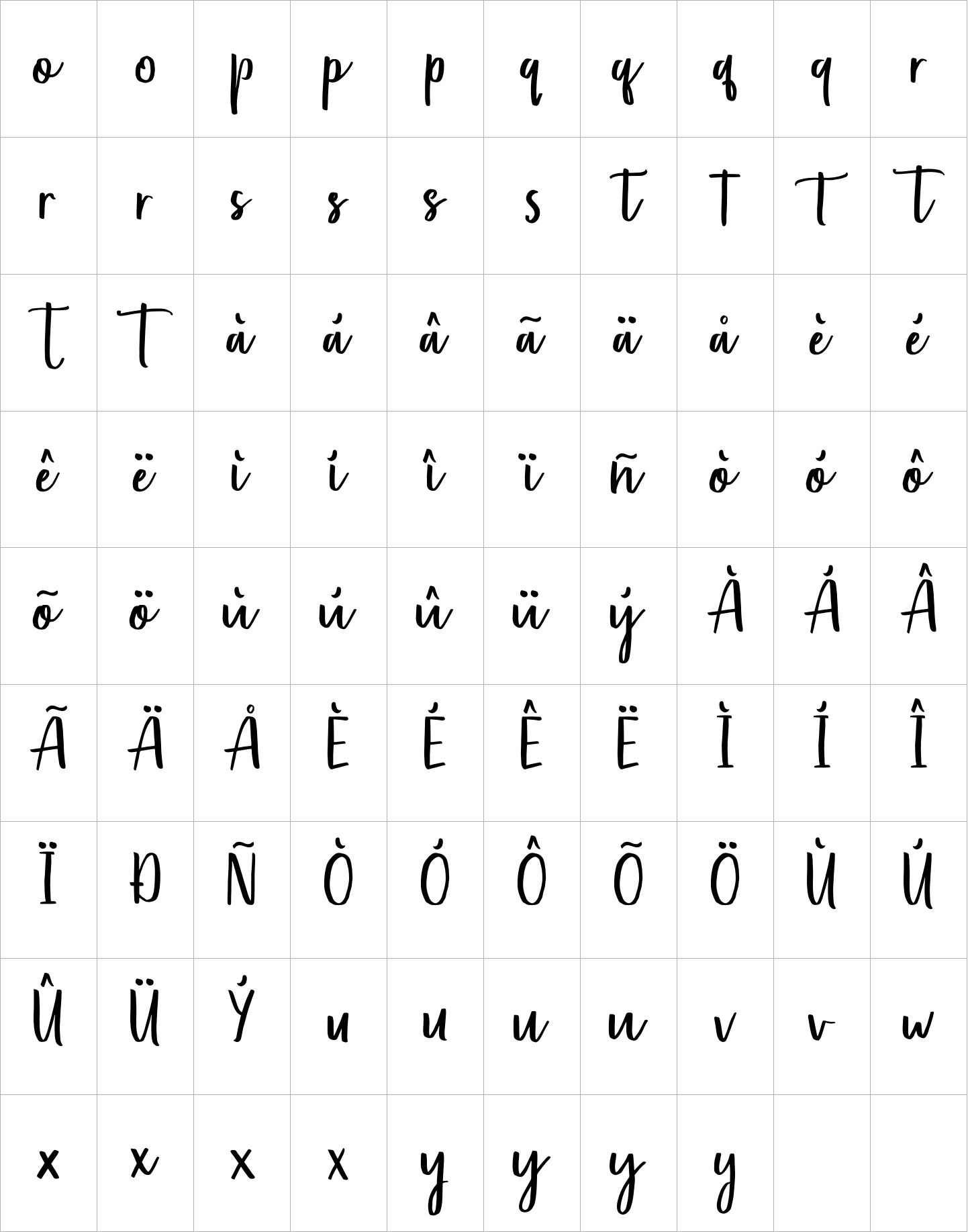 Jamarius Script Font Trio Regular image