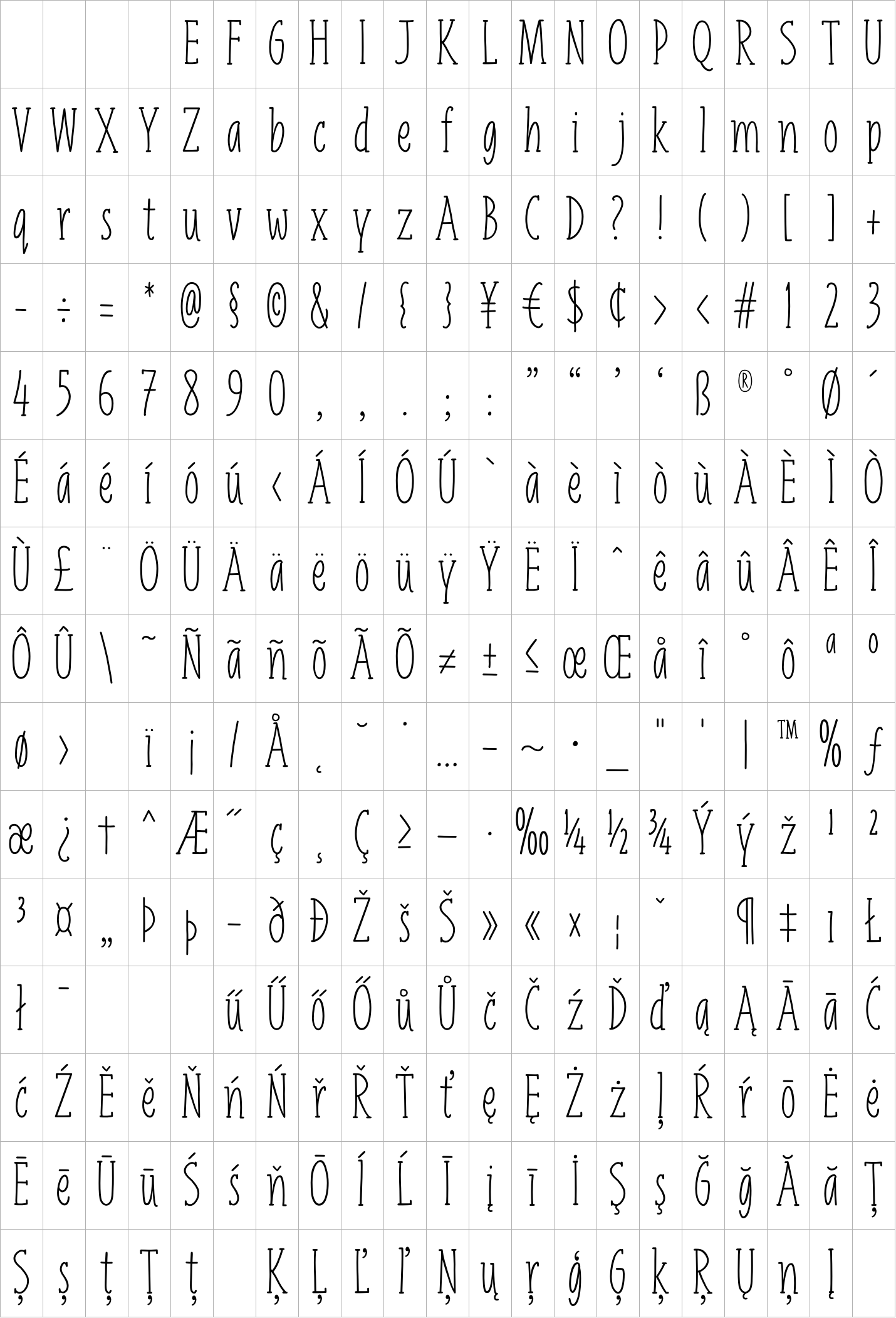 Liniga Serif Thin image