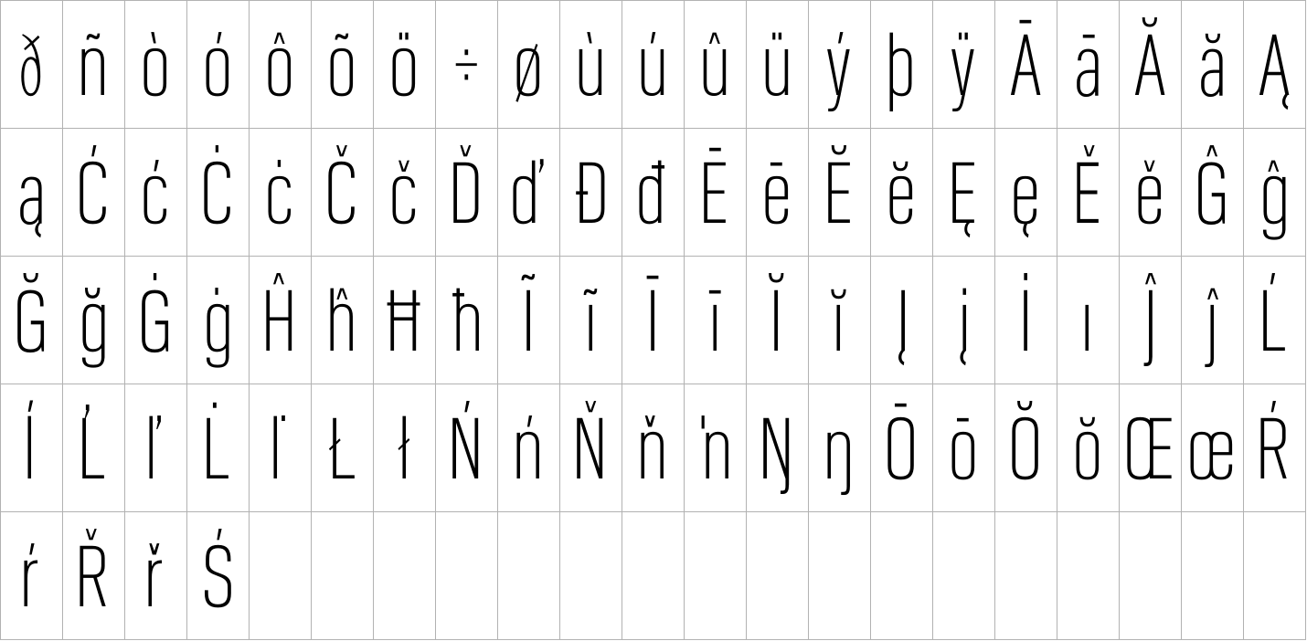 Eurotypo SII Ultra Condensed image