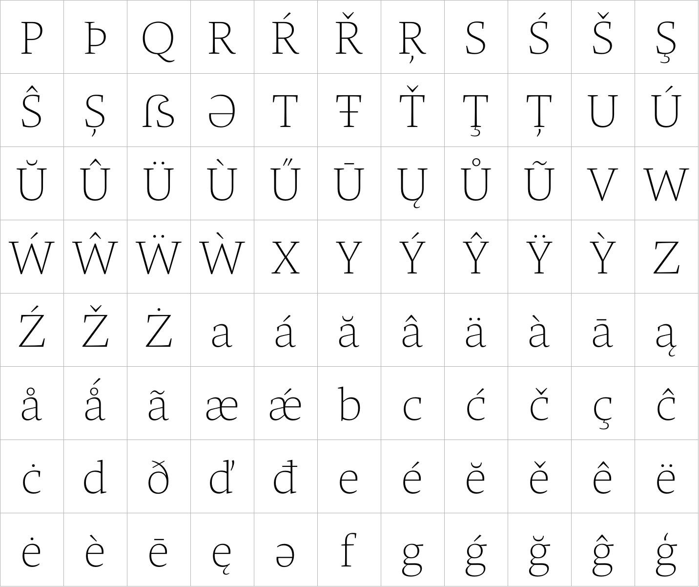 Mundo Serif ExtraLight image
