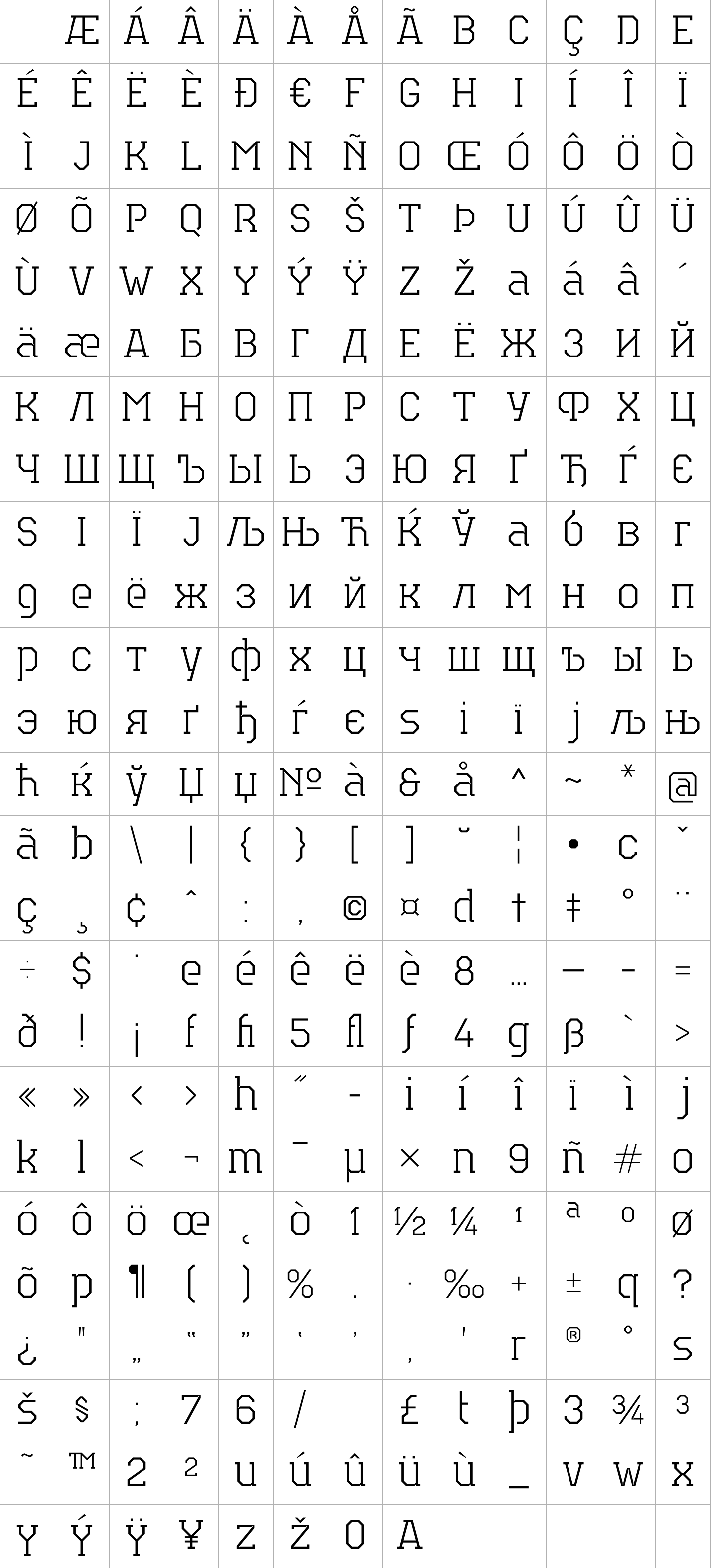 Teco Serif Thin image