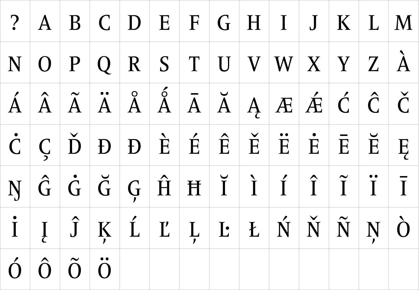 Frutiger Serif Condensed image